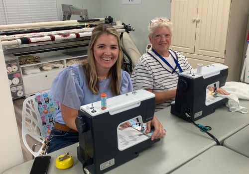 Bringing a Friend or Family Member to Sewing Lessons for Beginners Near Me